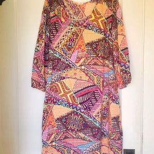 Pink Owl Tunic Dress